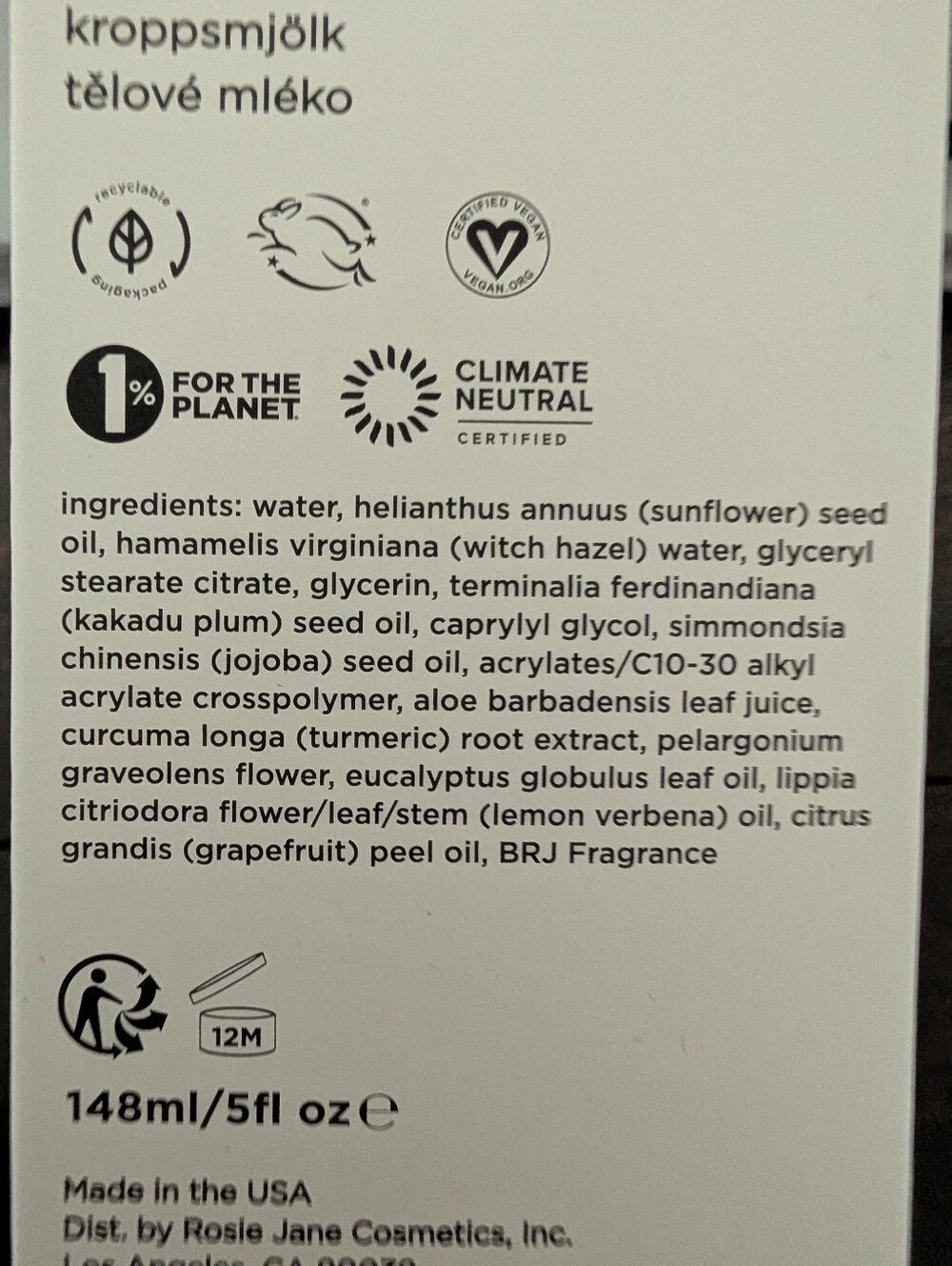 By Rosie Jane- Rosie Every Day Body Milk - Picture 3 of 3